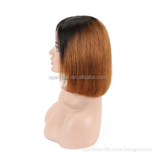 SPARK Pre Plucked Lace Wig Vendor 4x4 Lace closure Wig Virgin Cuticle Aligned Hair Manufacturer Wholesale Virgin Hair Wigs
